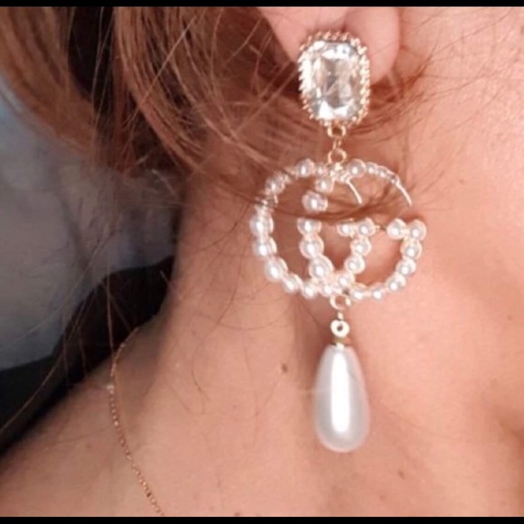 Pearl Drop Earrings ❤️ - Picture 4 of 5